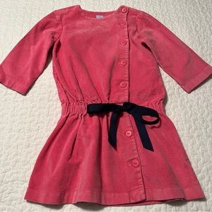 Bella bliss Corduroy Dress. Girls Size 12. Pink.
